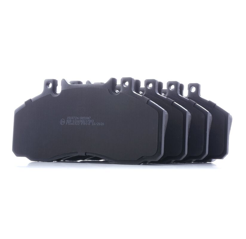 402B0822 Brake pad set
prepared for wear warning indicator, Front Axle, Rear Axle